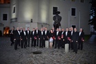Słowiki 60 i Katarzyna Maciejewska- córka chórzysty Waldemara Nakonecznego i nasz przewodnik w Słupsku